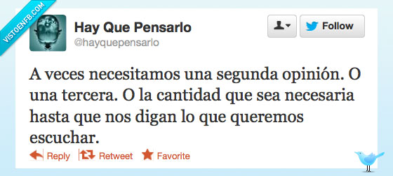 a veces,necesitamos,opinion,tercera,segunda,primera
