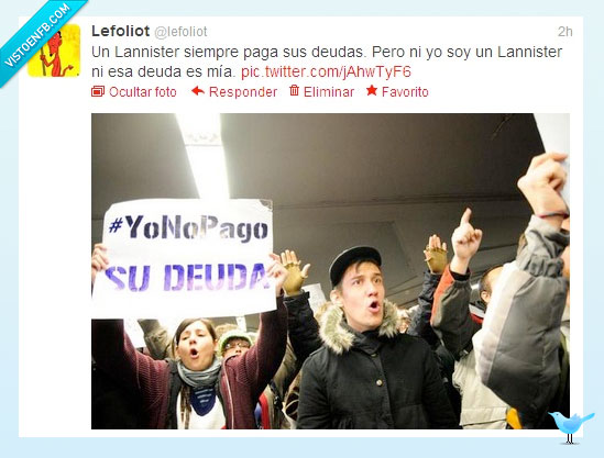 Deuda,Juego de tronos,Lannister,Crisis