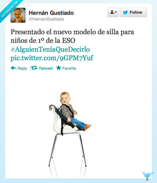 Niños,Twitter,ESO,pequeños,bebe,sillita,silla