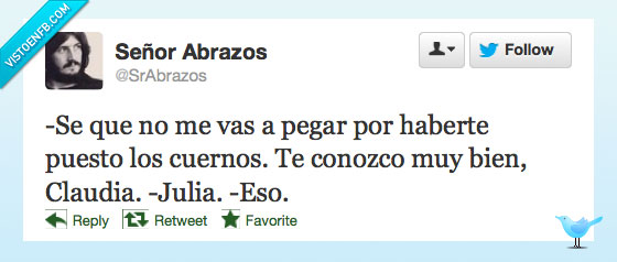 error,nombre,pegar,engaño,cuernos,claudia,julia