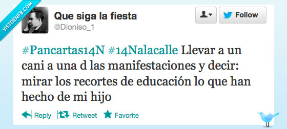 educacion,recorte,14N,manifestacion,hijo,pancarta,cani