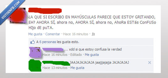 mayusculas,lio,grito,minuscula,mezcla,tranquilo