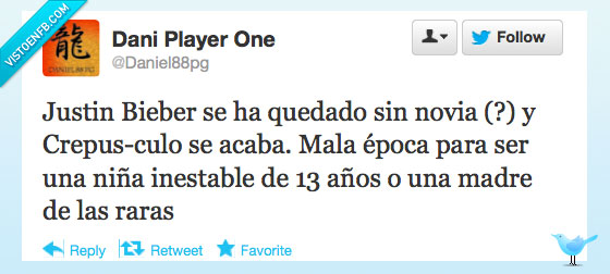 corta,novia,rara,twitter,mala época,madres,Crepusculo,Justin,bieber