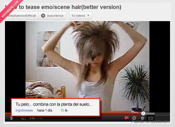 cardar,pelo,planta,comentario,youtube,video