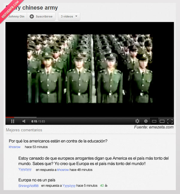 comentarios,youtube,american,continente,estados unidos,europa,pais