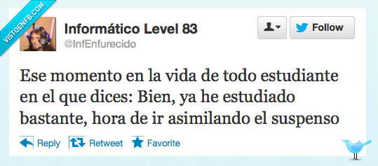 friki,informático,estudiar,asimilar,suspenso,sabes que a ti también te ha pasado