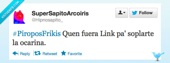 link,piropos,juego,zelda,este twitter produce epilepsia,guantazo en la boca