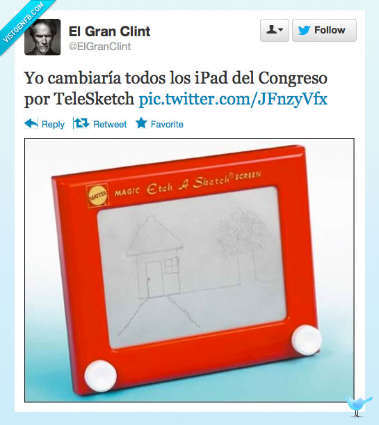 yo les daba un lápiz y un papel,TeleSketch,Congreso,iPad