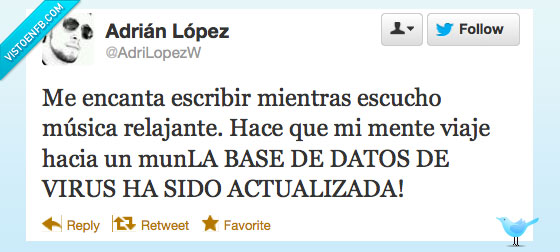 escribir,infarto,musica,avast,susto,aficiones,relajarse