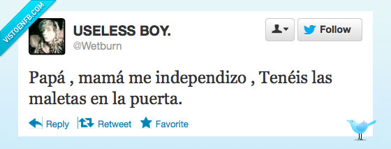 irse de casa,imposible,twitter,wetburn,maleta,puerta,mama,papa