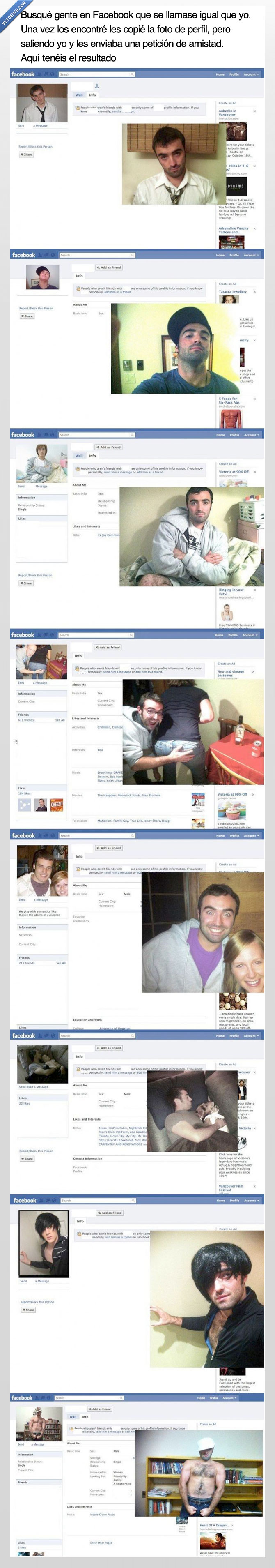 foto,misma,replica,nombre,facebook,imitar,mismo,wtf