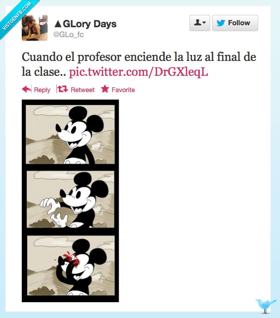 universidad,luz,mickey mouse,clase,dolor,encender,profesor