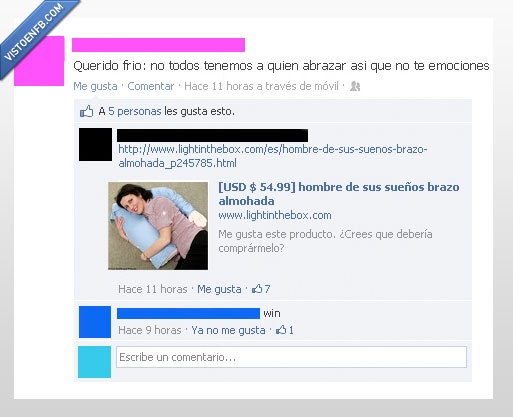 almohada,frio,brazo,abrazar,forever alone