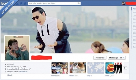 facebook,Psy,Gangnam style,foto,portada
