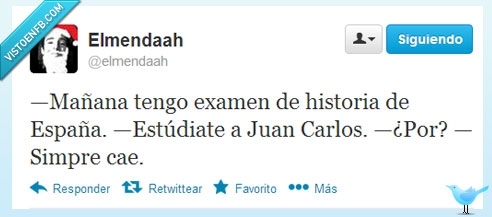 examen,caer,Juan Carlos,rey,historia