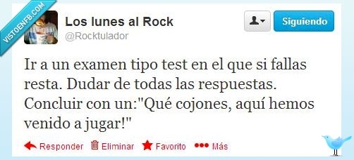 botijo,test,unicornio,tipo,examen,Hemos venido a jugar,candado,losa