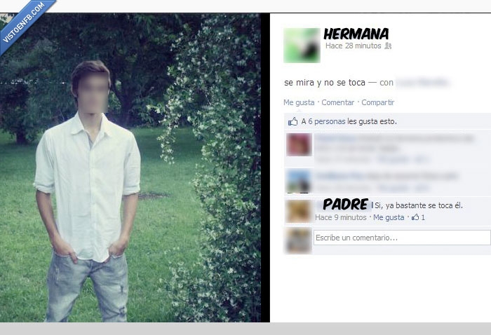 zasca,hijo,padre,tocarse