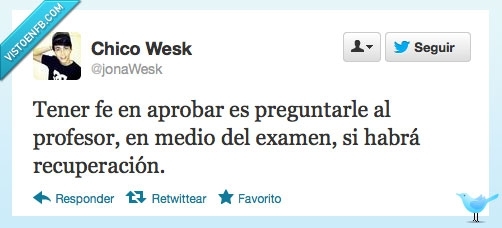 recuperación,fe,suspenso,examen