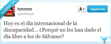 dia internacional,dia libre,discapacidad,t5,telecinco,salvame