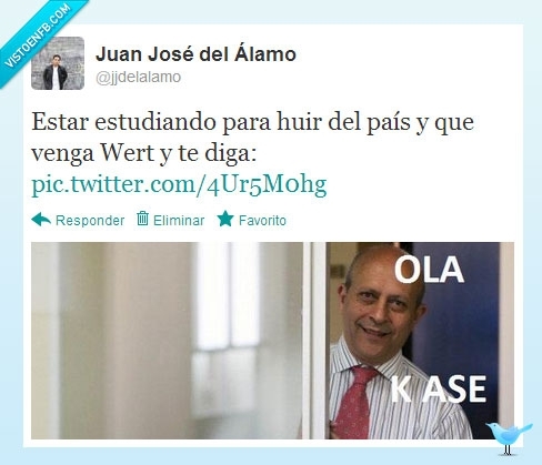 educación,España,huir,estudiar,Ola k ase,Wert