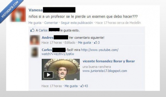 chica,llorar,vicente fernandez,musica,profesor