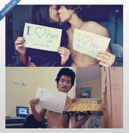 amor,Facebook,foto,pizza