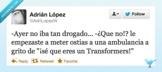 droga,no iba tan drogado,juan luis no esta,coche,transformers,ambulancia