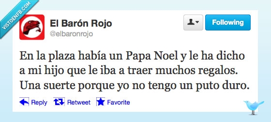 rojo,noel,papa,regalos,navidad,crisis,ni un puto duro,batón