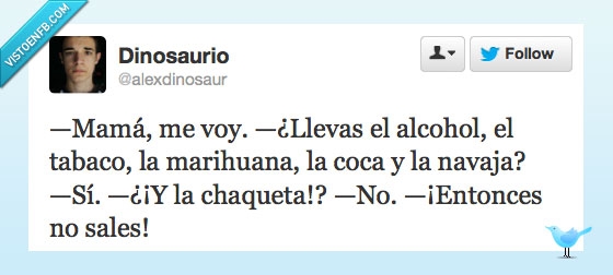 twitter,salir,chaqueta,droga