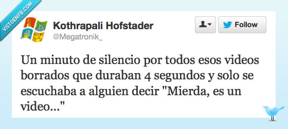 cortos,error,fotos,minuto,S18,silencio,videos