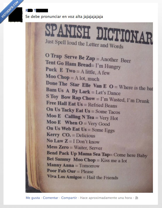 literal,castellano,español,ingles,pronunciar,escribir