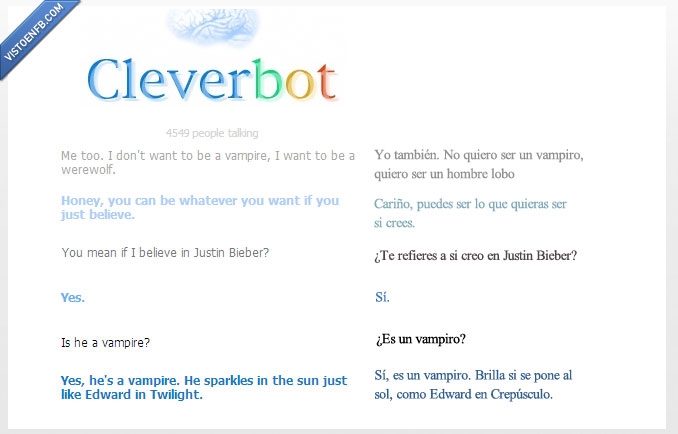 twilight,cleverbot,justin bieber,vampiro,crepusculo