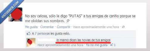 chica,contestacion,celosa,nombre,novia,amigo