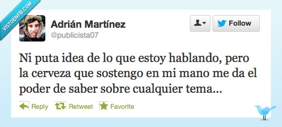 cerveza,poder,twitter,discutir