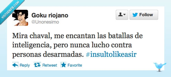 goku,insulto,like a sir,batalla,inteligencia,desarmado,tonto