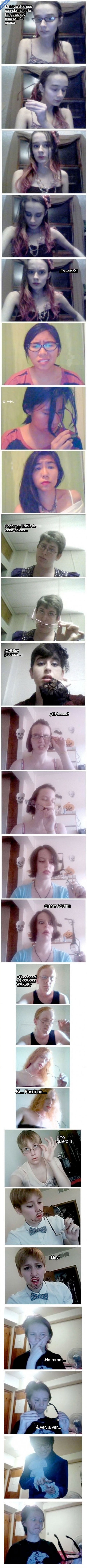 fotorespuesta,gafas,quitar,guapa,hombre,barba,austin powers,webcam