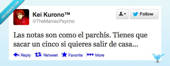 notas,parchís,sacar,cinco,salir,casa