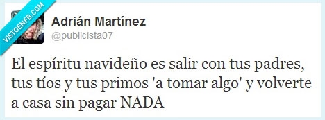 salir,navidad,espíritu,pagar,cerveza,familia