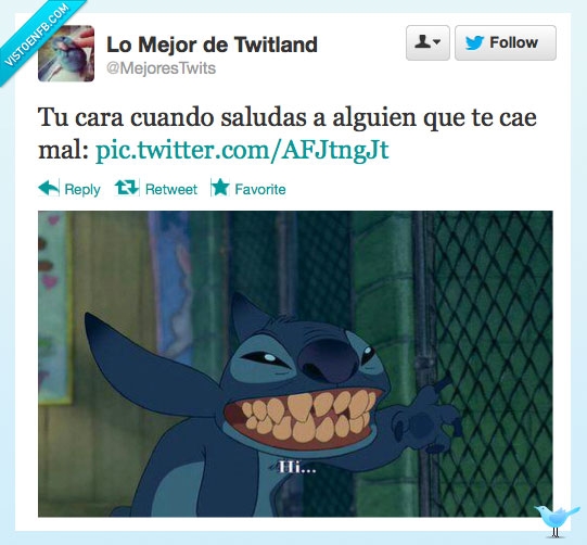 falso,mal,alguien,stitch,saludar