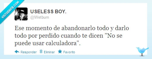 usar,poder,puede,calculadora,examen,twitter,wetburn