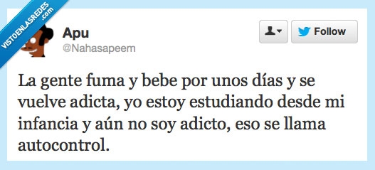 dia,infancia,autocontrol,estudiar,adictos,beber,fumar