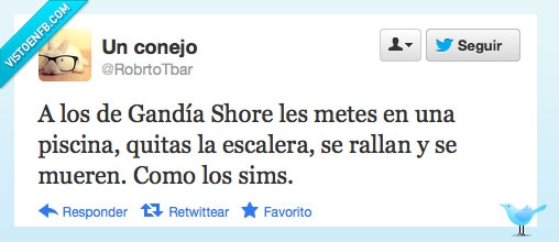 sims,piscina,gandía shore,retraso profundo,MierdaTV,quitar,escalera,ralla,muere,muerte