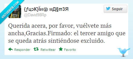 Tercer,amigo,excluido,acera,ancha,marginado,detras