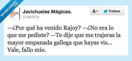 Twitter,Rajoy,Galicia,empanada,gallega