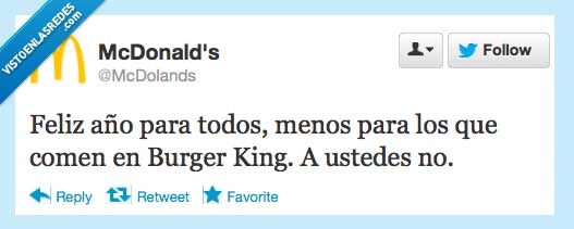 McDonald's,burger King,fidelidad,humor,McDoland's,troll,parodia