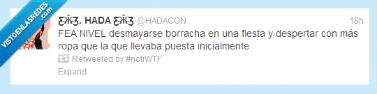 inicialmente,puesta,llevaba,ropa,mas,despertar,fiesta,borracha,fea,nivel,desmayarse,desmayo