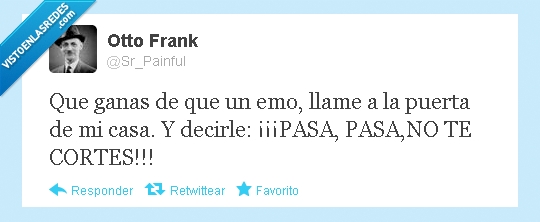llamar,cortes,puerta,emo,twitter,@Sr_Painful