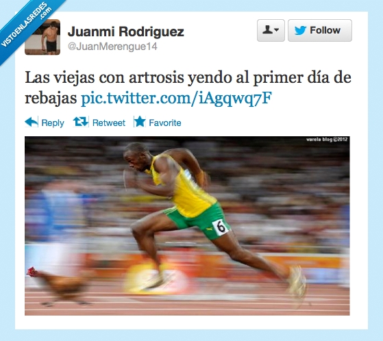 viejas,artrosis,usain bolt,rebajas,correr