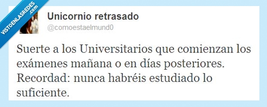 suerte,enero,estudiar,universitarios,twitter