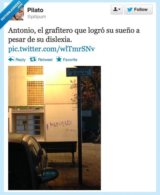 antonio,dislexia,graffiti,sueño,antoino
